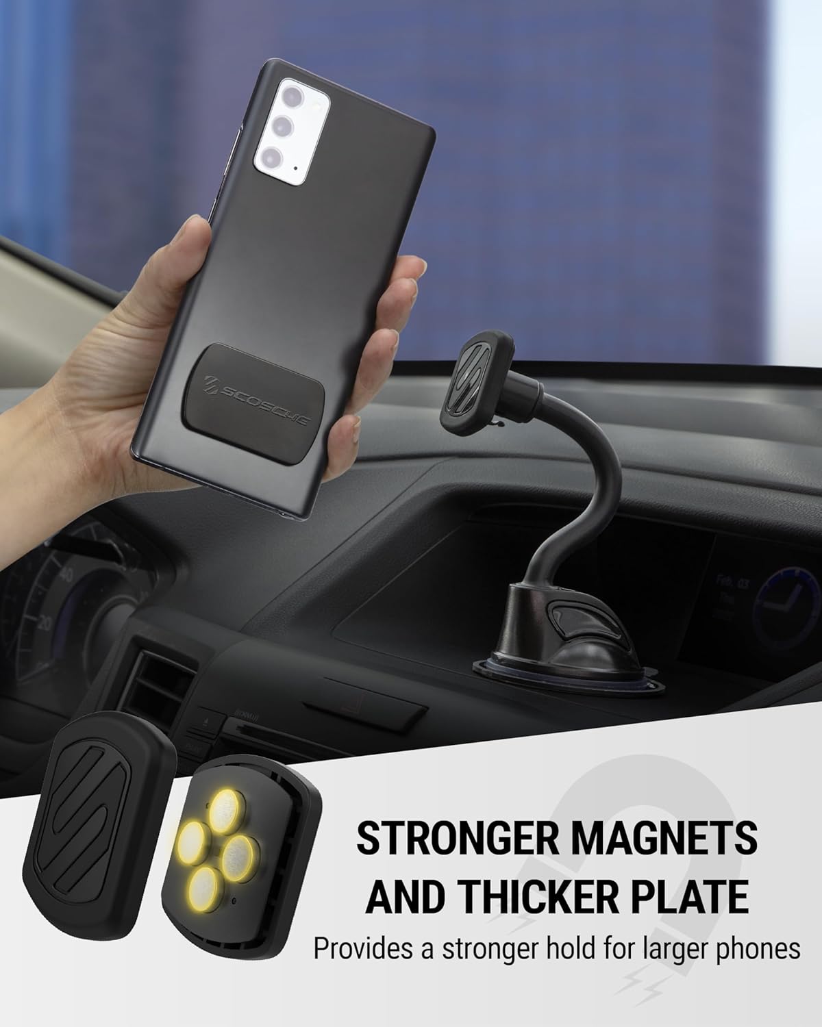 Scosche MXWDL MagicMount Extra strong Magnetic