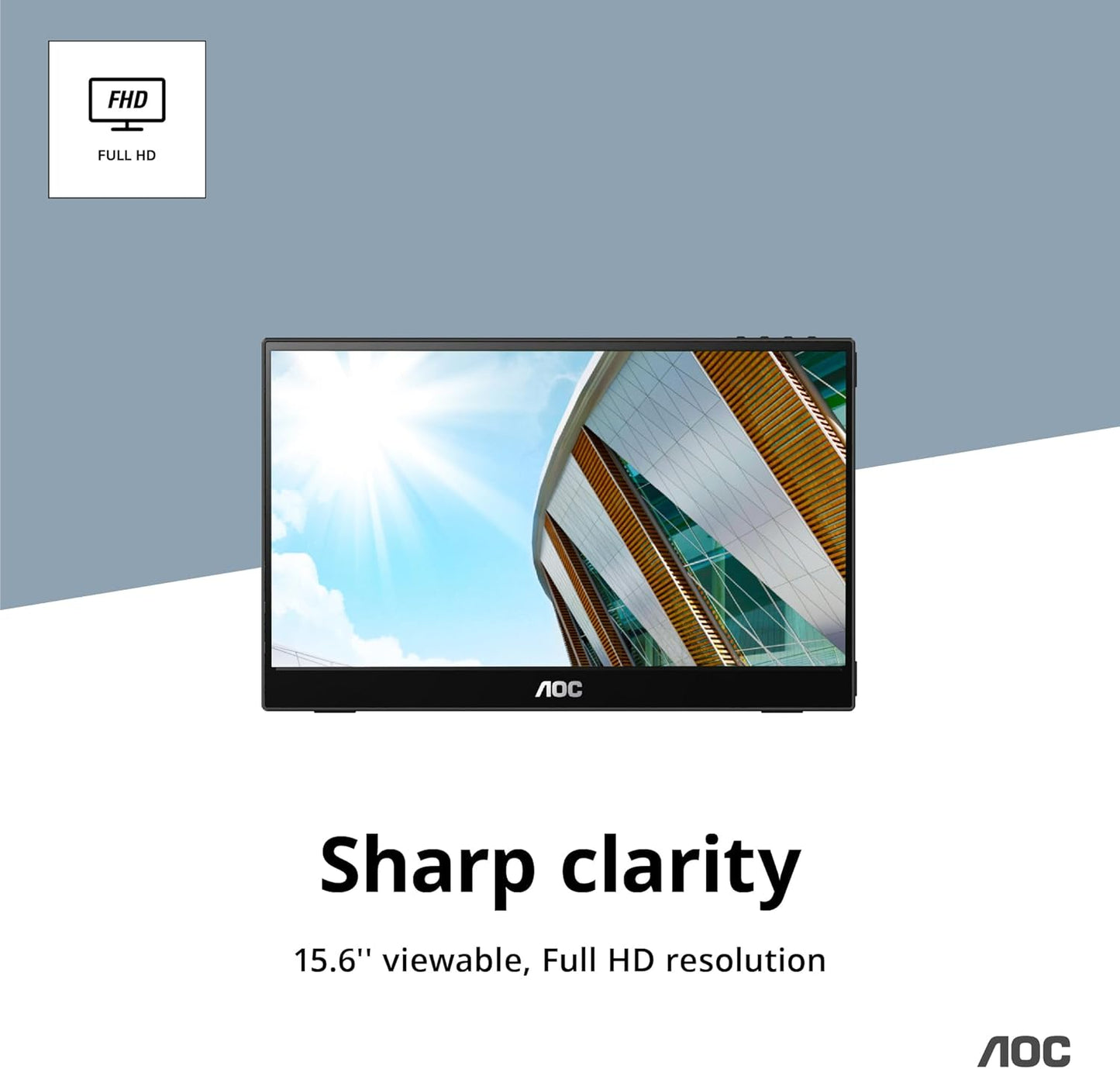 16T3EA 16'' Class USB-C Ultra-Slim Portable Monitor with IPS Panel (OPEN BOX)