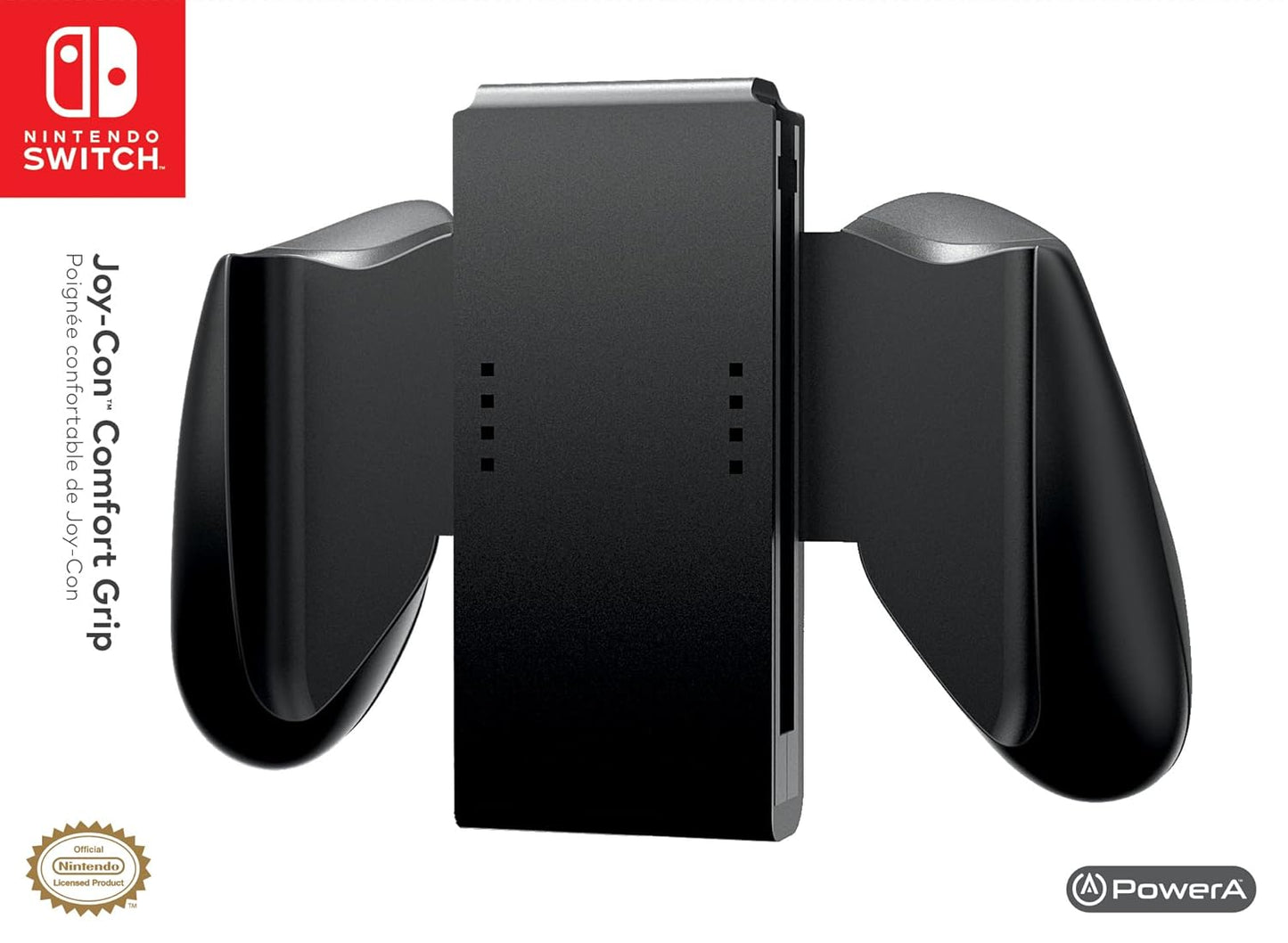 PowerA Joy Con Comfort Grips for Nintendo Switch -Black