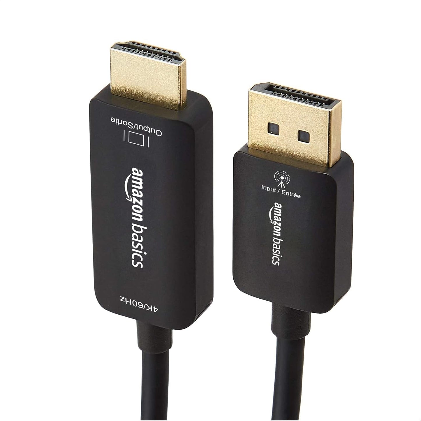 Amazon Basics DisplayPort to HDMI Cable 4K@60Hz – Uni-Directional