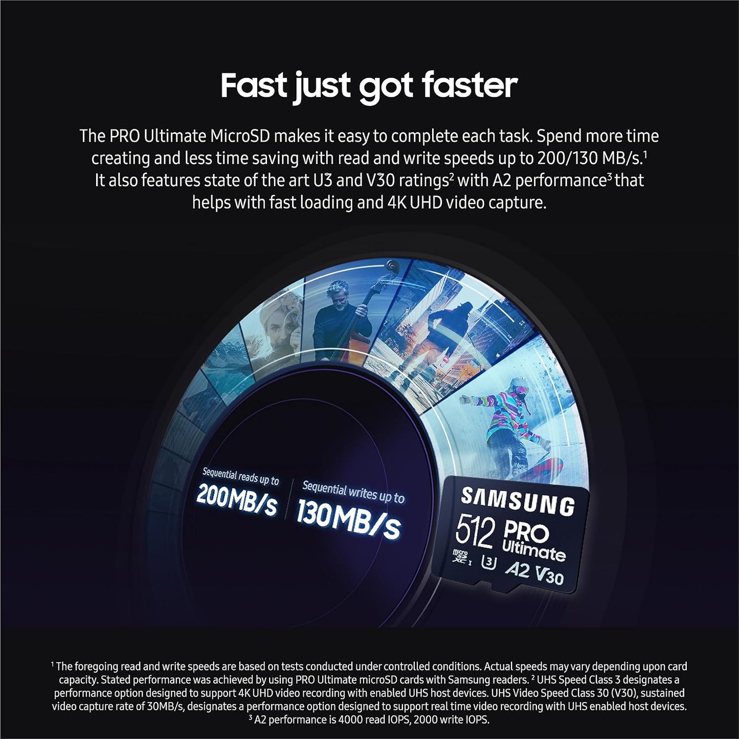 Samsung PRO Ultimate microSD Memory Card+Reader 128GB microSDXC