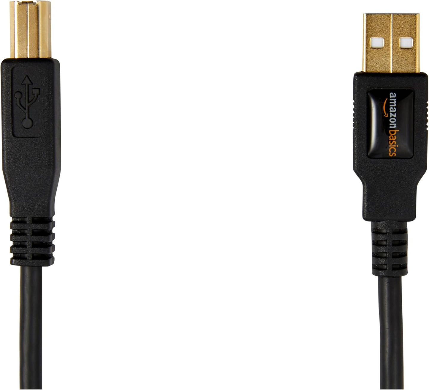 Amazon Basics USB-A to USB-B 2.0 Cable with 480 Mbps Transfer Speed for Printer