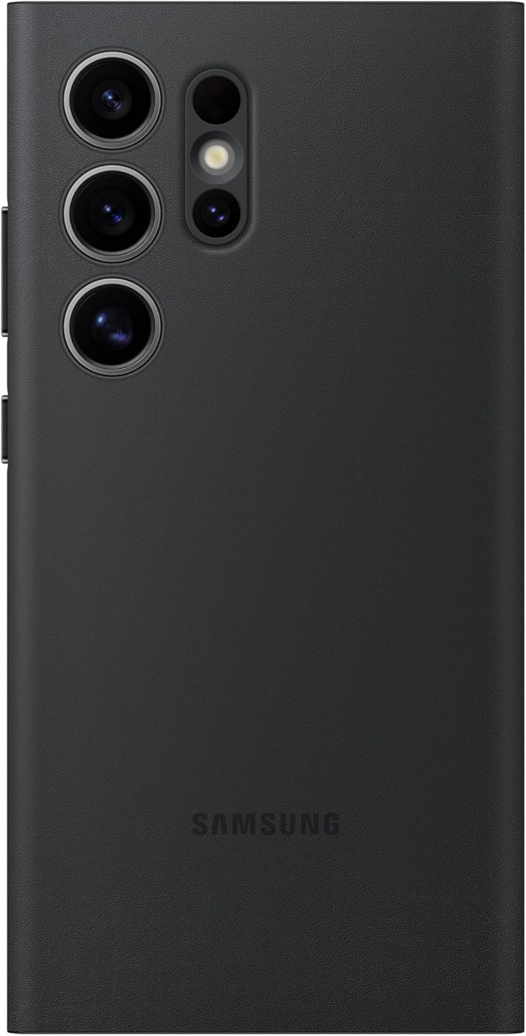 SAMSUNG Galaxy S24 Ultra S-View Wallet Phone Case - Black (OPEN BOX)