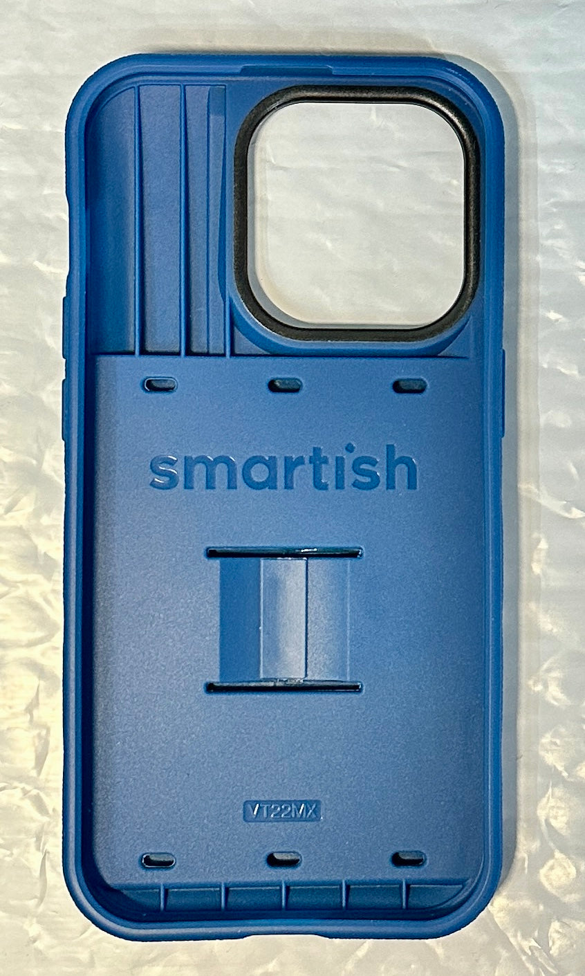 Smartish iPhone 14 Pro Wallet Case Wallet Slayer Vol.1 Slim Protective Blue