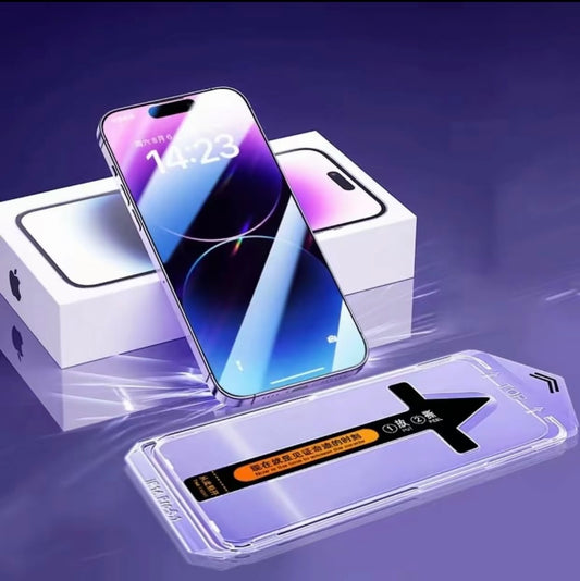 2-Pack Matte Screen Protector Glass for iPhone 14 15 Plus Pro Max Anti-Glare