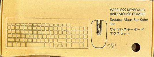 LeadsaiL Wireless Keyboard Mouse Combo Compact KF-10