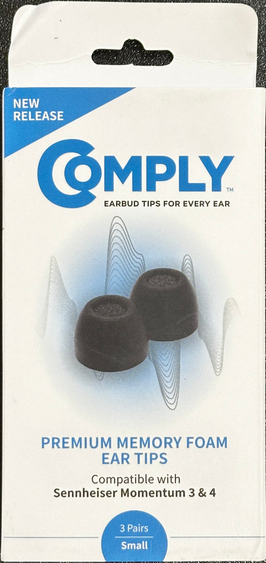 Comply TrueGrip Premium Memory Foam Replacement Earbud Tips for Sennheiser