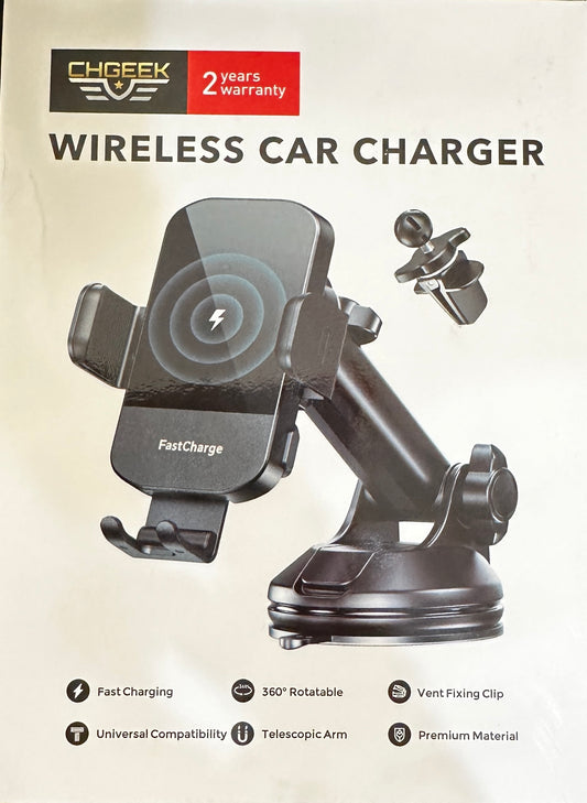 CHGeek Wireless Car Charger 15W Fast Charging CB-1005 (OPEN BOX)