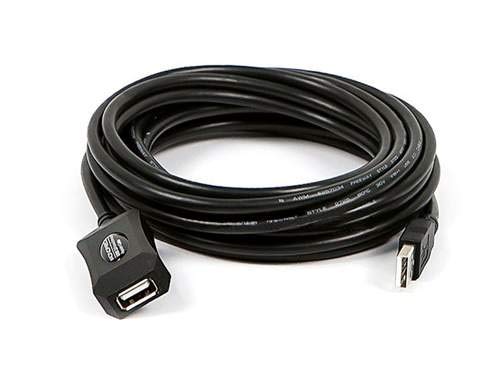Monoprice USB Type-A to Female 2.0 Extension Cable 32 Feet, Black (OPEN BOX)
