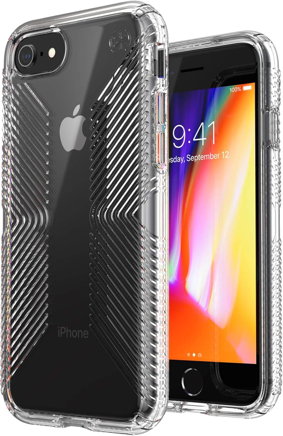 Speck Presidio Perfect-Clear with Grip Case For iPhone 7 iPhone 8 6s 6 iPhone SE 2022 2020