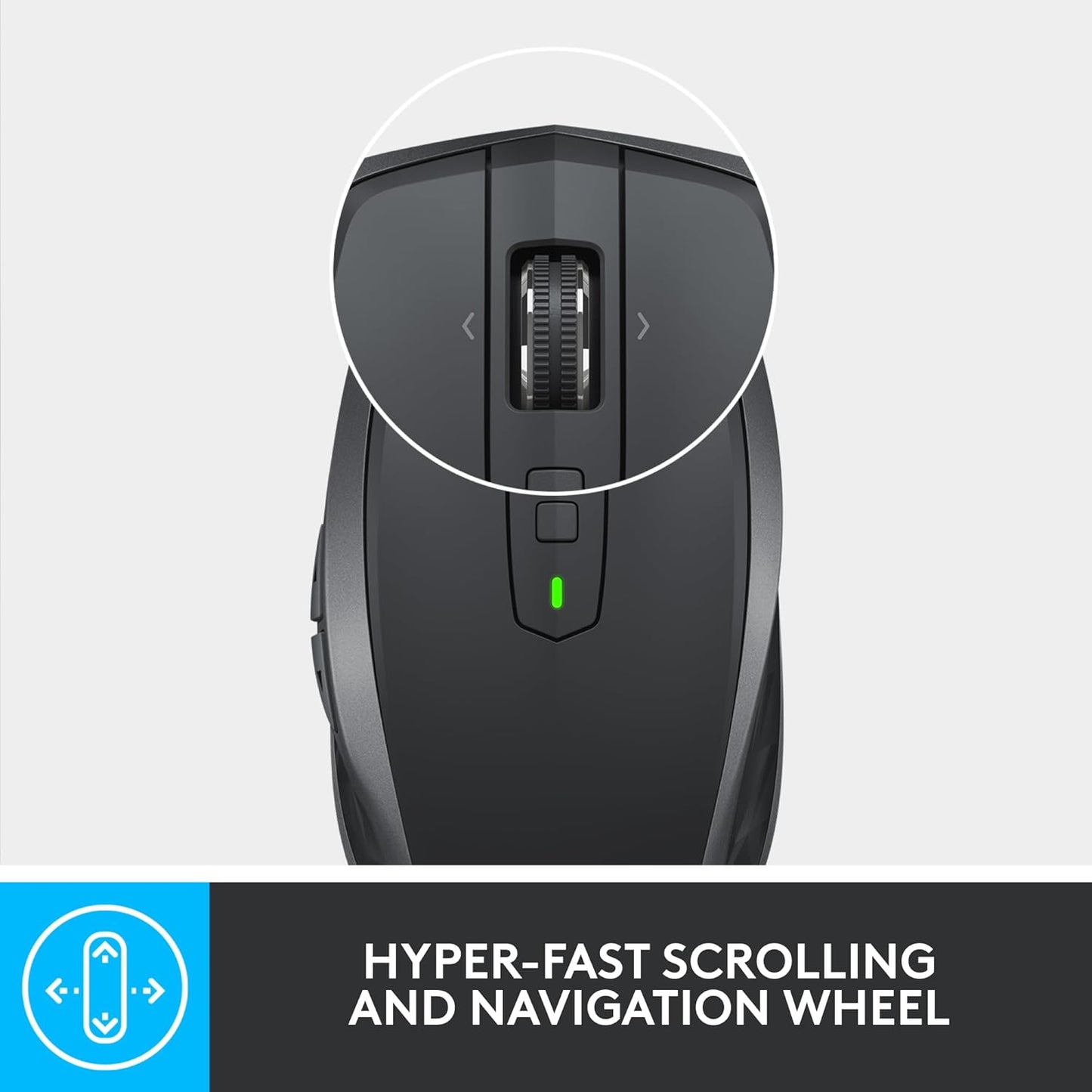 Logitech MX Anywhere 2S Wireless Bluetooth Mouse – Works on Any Surface