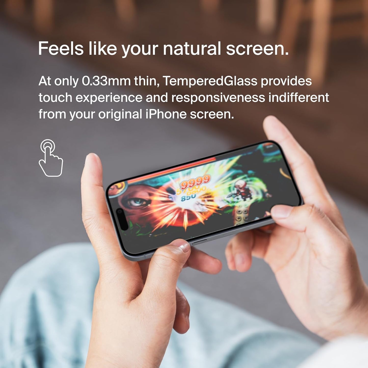 Belkin ScreenForce Privacy Tempered Glass for iPhone 15 Pro
