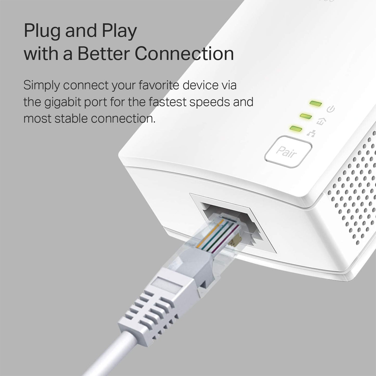 TP-Link AV1000 Powerline Ethernet Adapter(TL-PA7017)  (OPEN BOX)