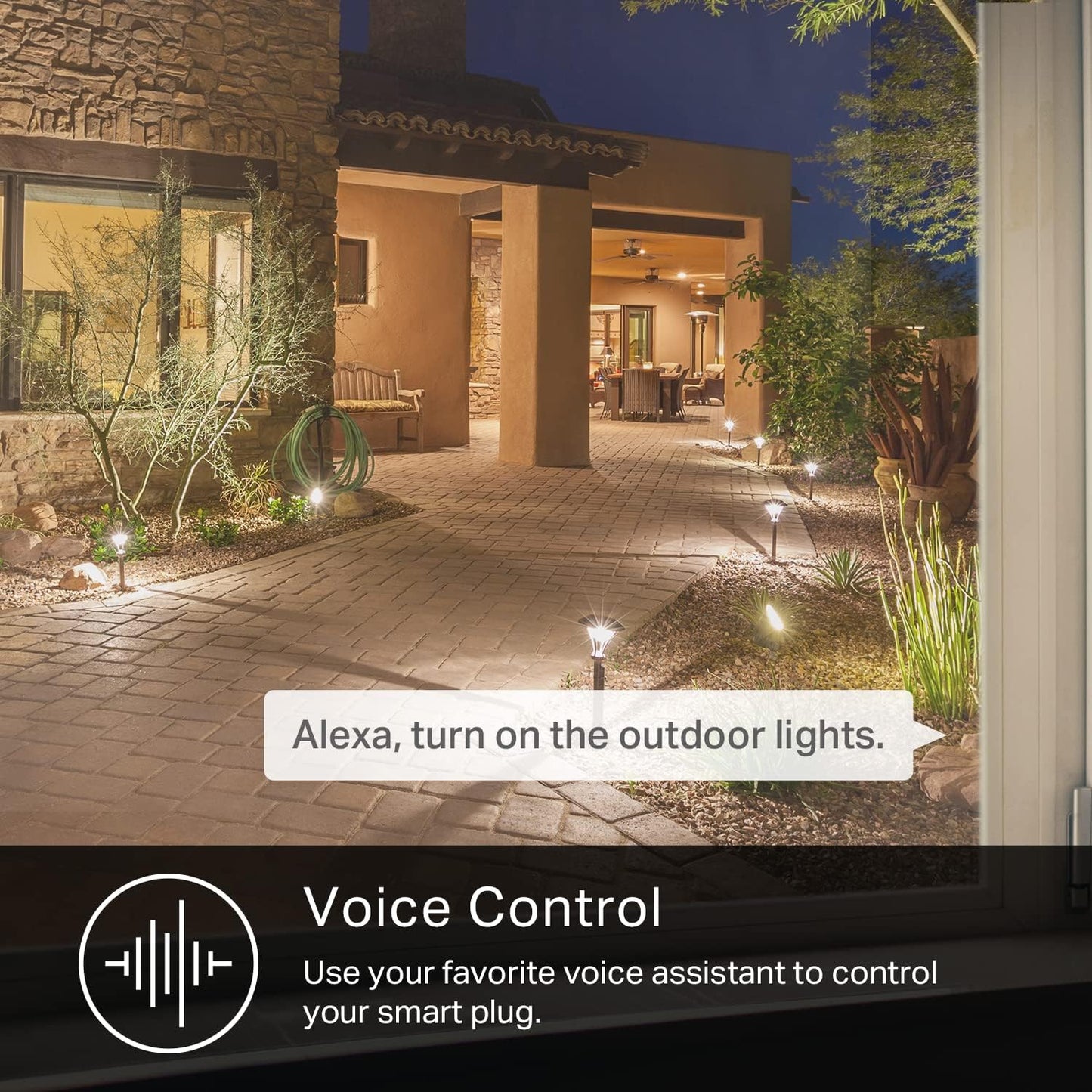 Kasa Outdoor Smart Plug, Smart Home Wi-Fi Outlet with 2 Sockets (OPEN BOX)