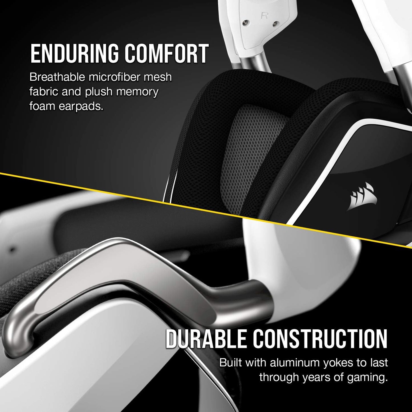 CORSAIR VOID RGB ELITE Wireless Gaming Headset – 7.1 Surround Sound