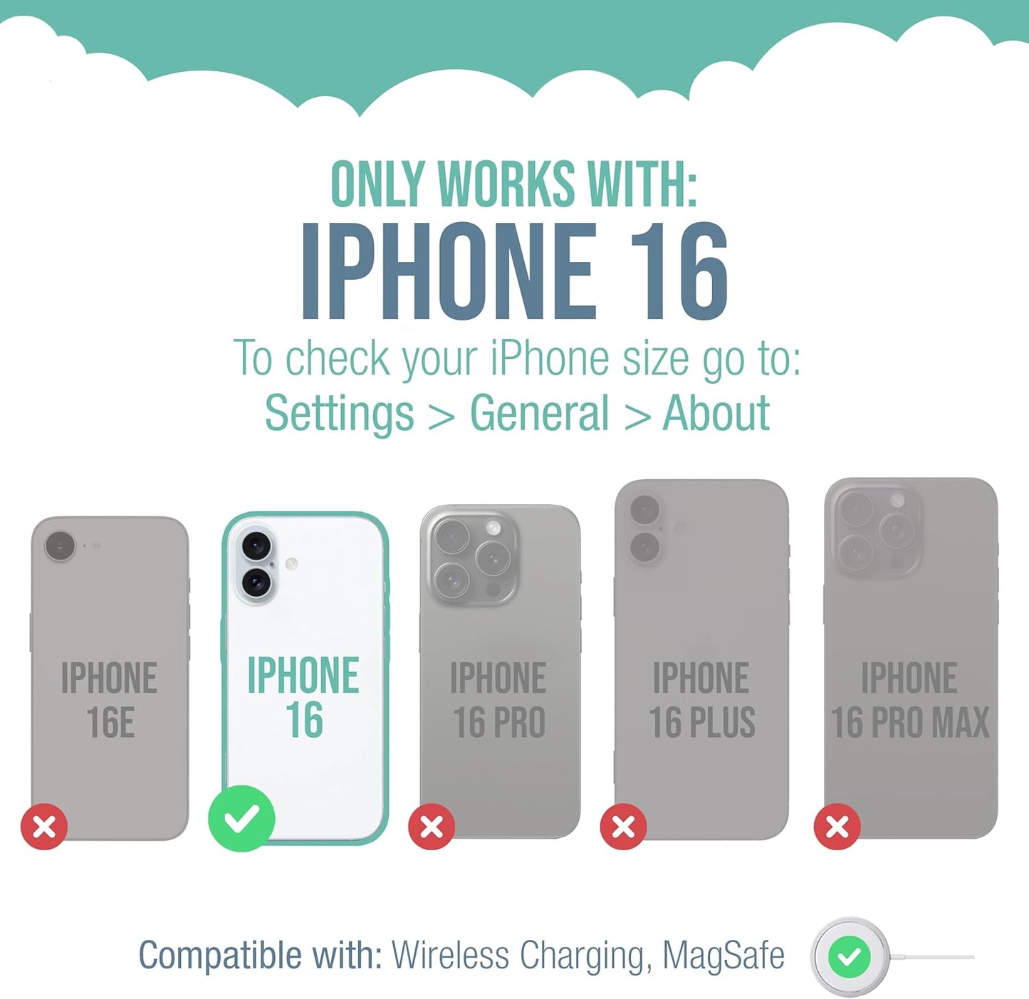 Smartish Gripmunk Clear Case for iPhone 16 – Slim, Protective & Drop Tested