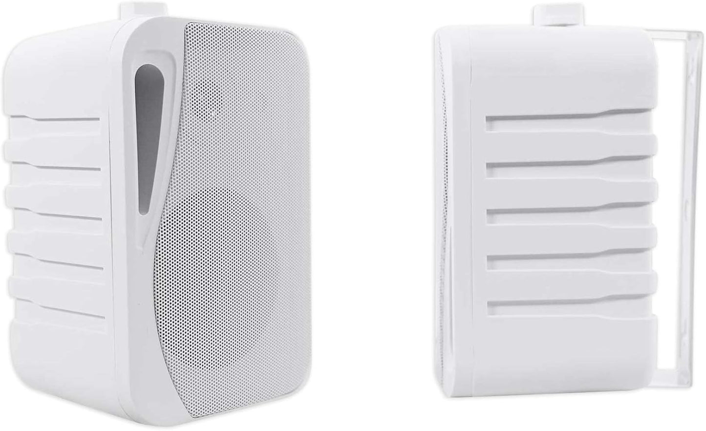 Pair Rockville HP4S-8 4" Outdoor/Indoor Home Theater Speakers w/ Swivel Bracket