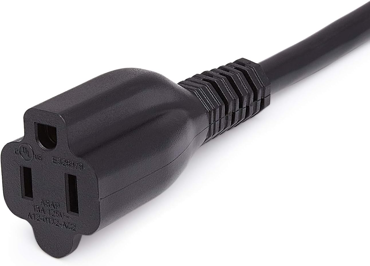 Amazon Basics Extension Cord, 15 ft 2-Pack – Black