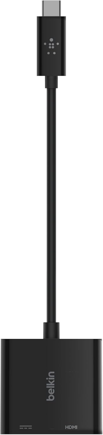 Belkin USB C to HDMI Adapter + USBC Charging Port, 4K UHD Video (OPEN BOX)