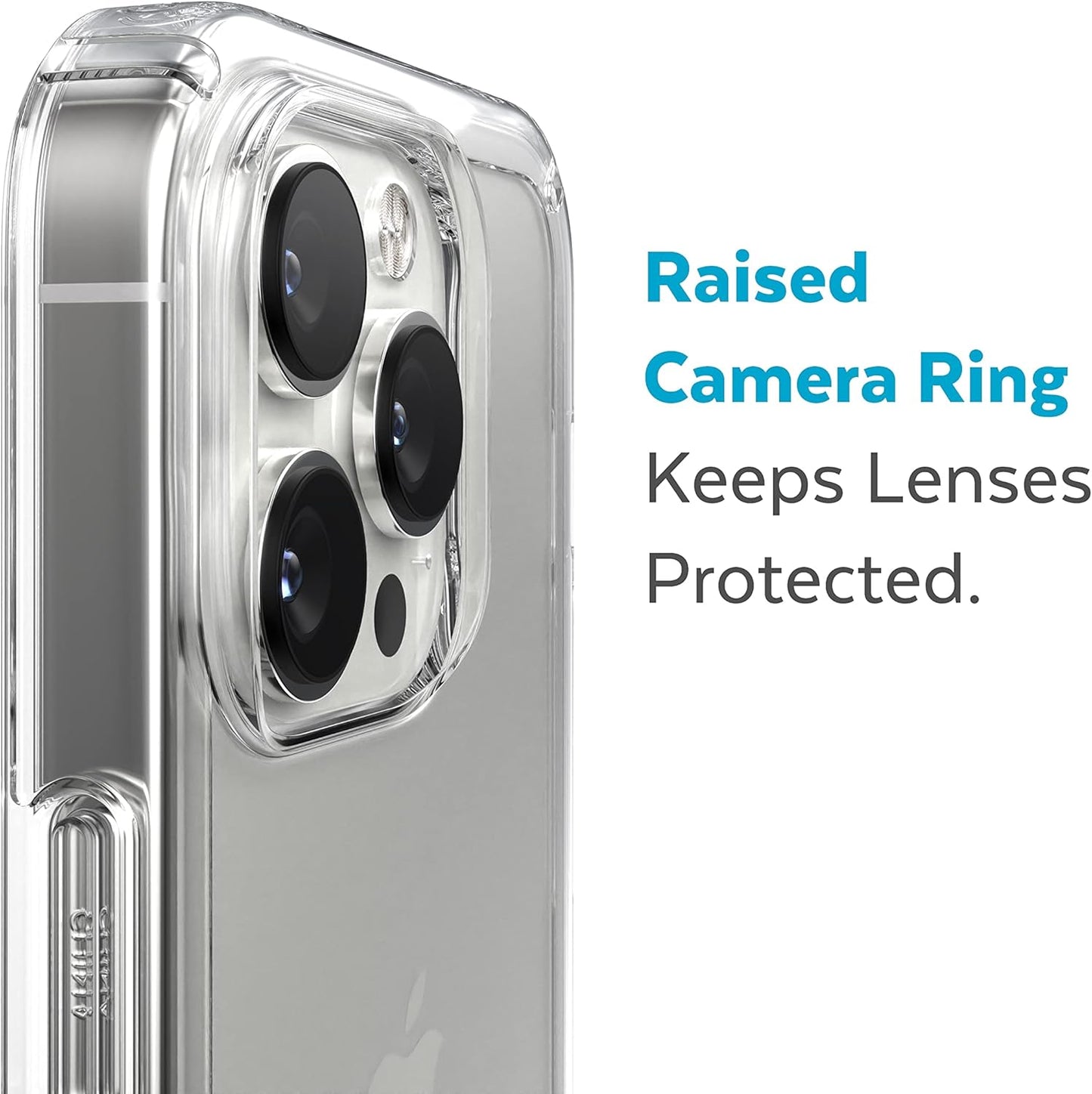 Speck Candyshell Pro for iPhone 14 Pro Hard Case Built for MagSafe Clear