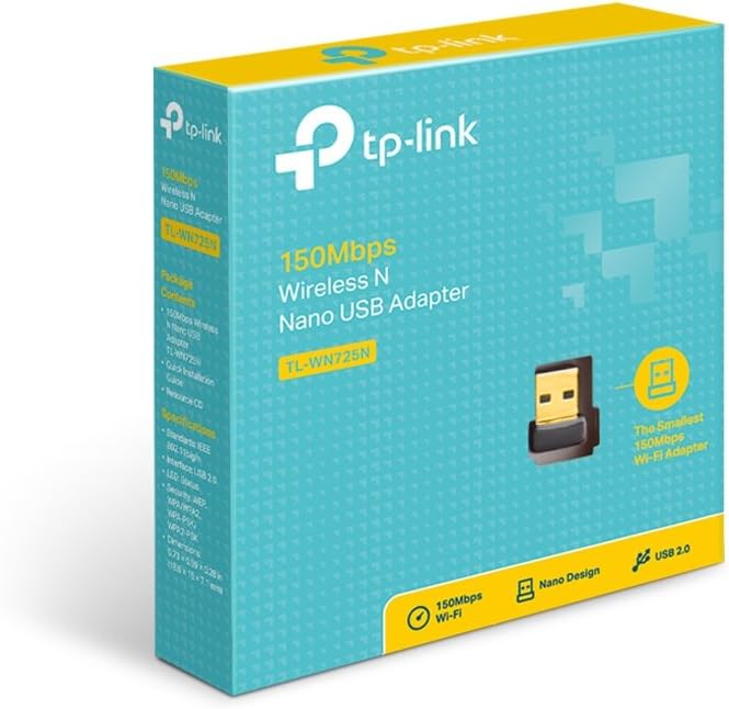 TP-Link TL-WN725N 150Mbps Wireless N USB Adapter