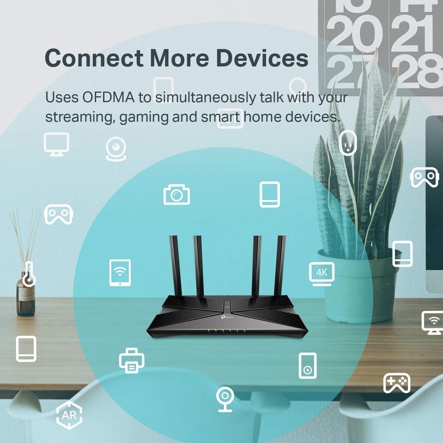 TP-Link Wifi 6 AX1500 Smart WiFi Router (Archer AX10)