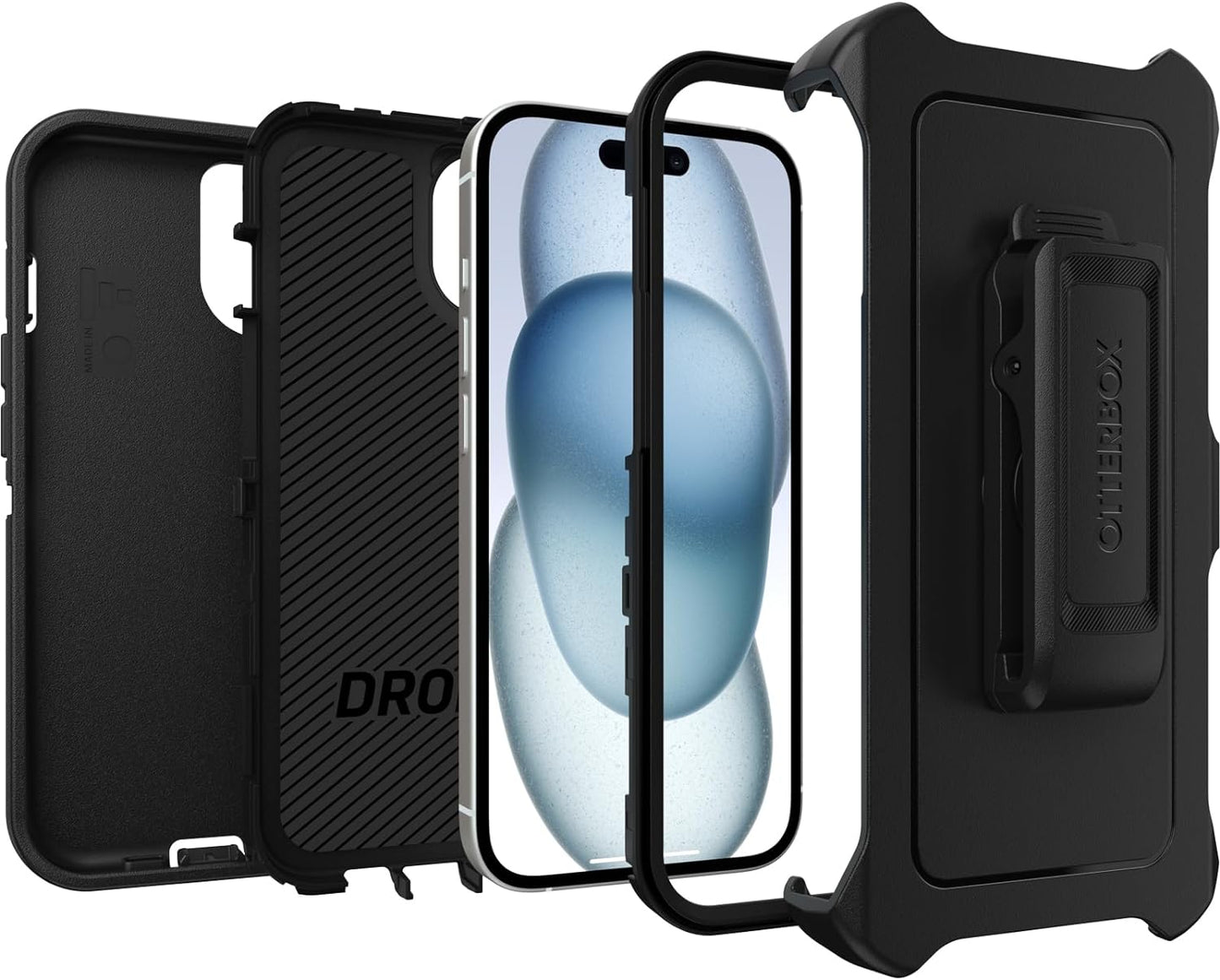 OtterBox Defender Series Case for iPhone 15, iPhone 14 and iPhone 13 (OPEN BOX)