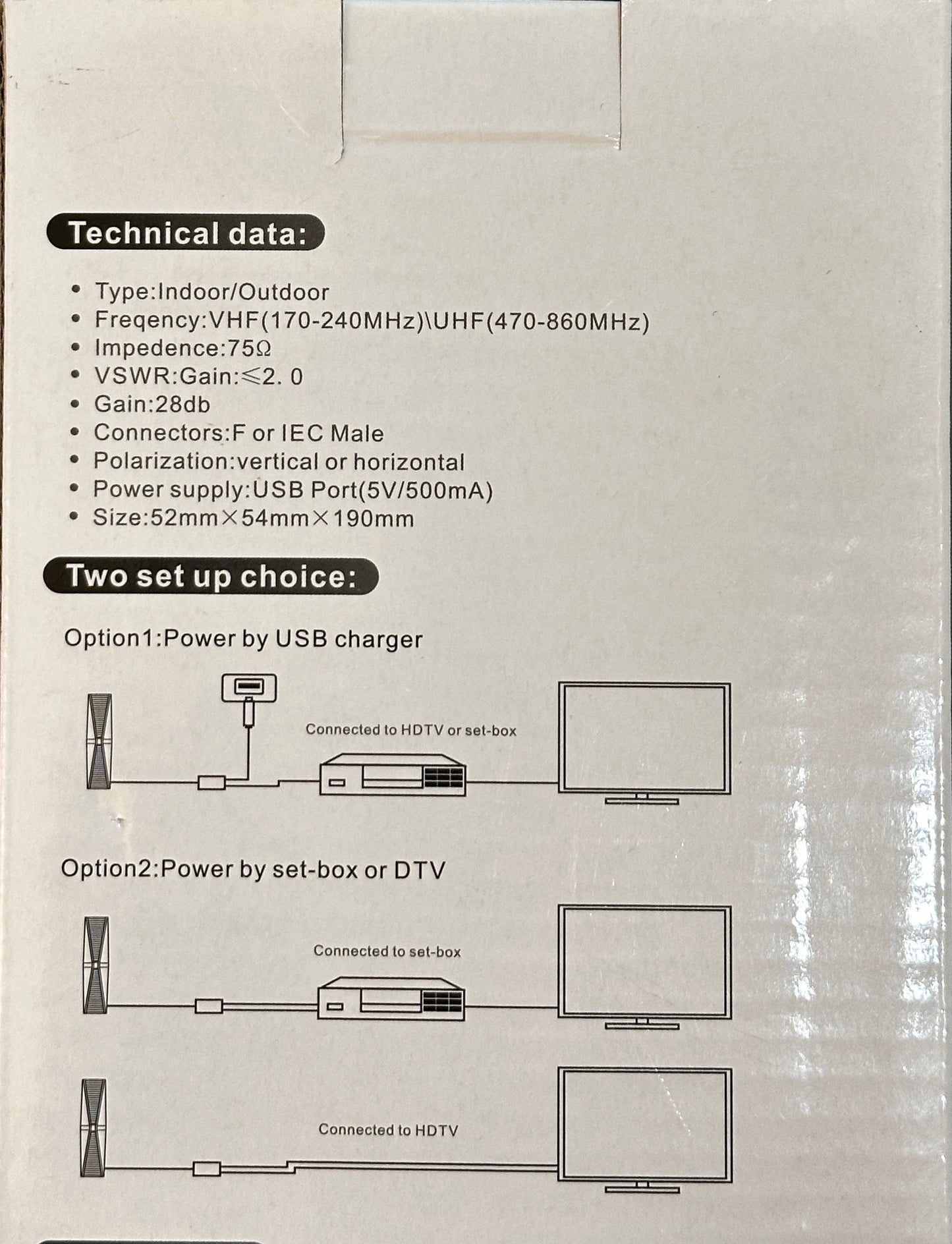 URIIU Indoor TV Antenna – 1000+ Mile Range 4K 1080P HDTV