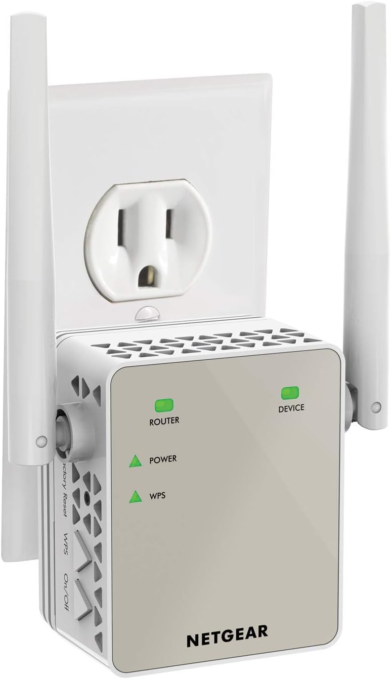NETGEAR EX6120-100NAS AC1200 Dual Band WiFi Range Extender