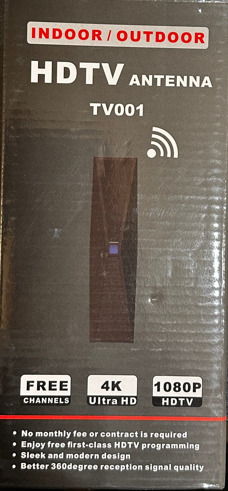 URIIU Indoor TV Antenna – 1000+ Mile Range 4K 1080P HDTV