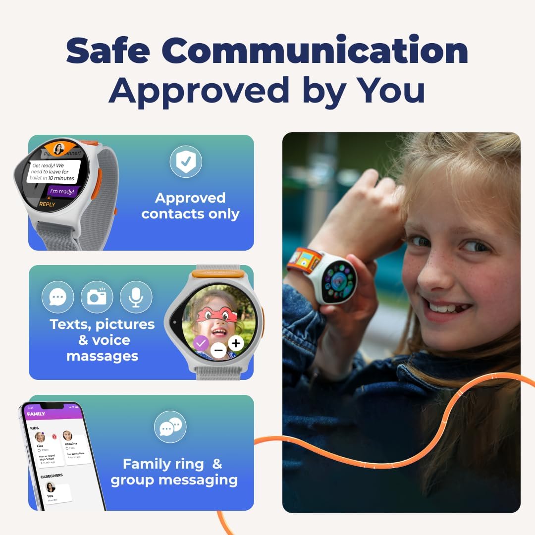 NickWatch GPS Tracking Smartwatch by Nickelodeon (NICKW001-2) App,Chat,Call