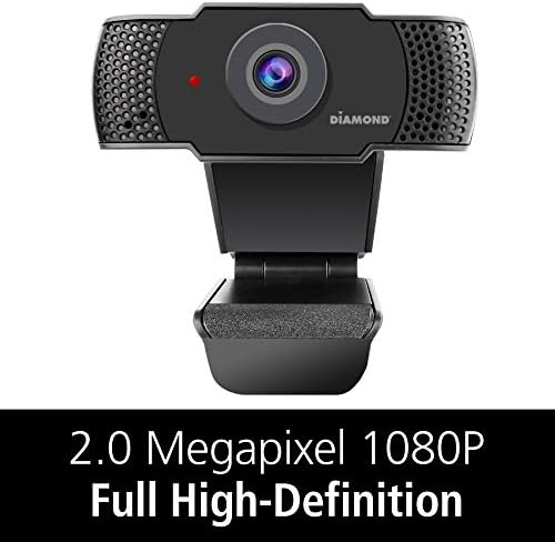 Diamond Full HD 1080P webcam with built-in microphone 30FPS (OPEN BOX)