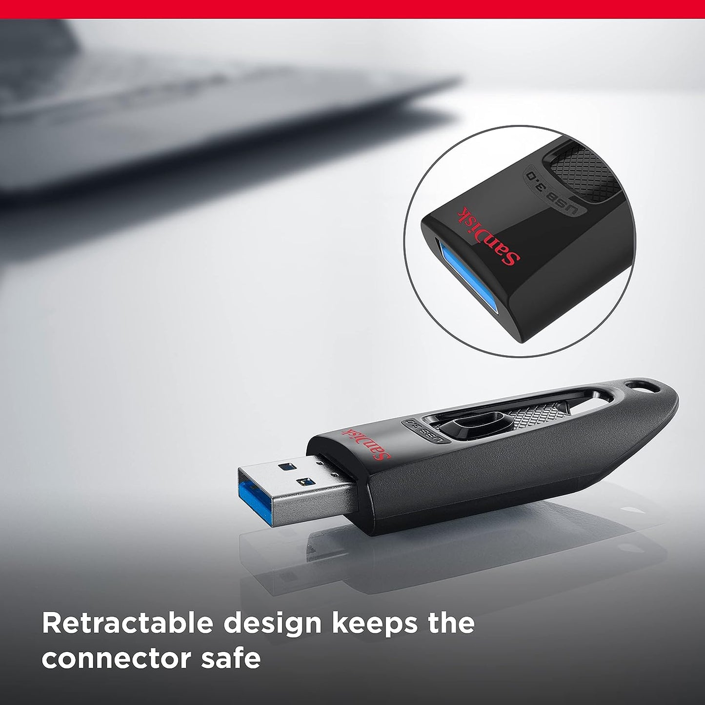 SanDisk SDCZ48-064G-GAM462 2-Pack Ultra USB 3.0 64GB Flash Drive (2 x 64GB)