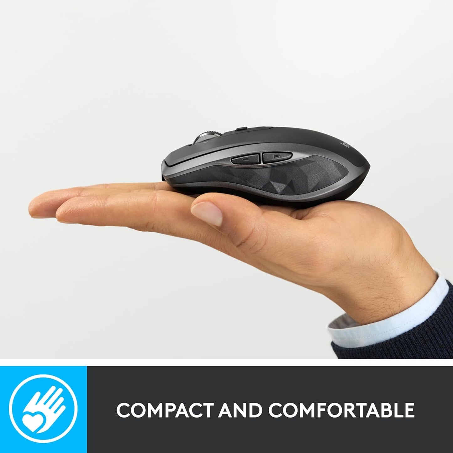 Logitech MX Anywhere 2S Wireless Bluetooth Mouse – Works on Any Surface