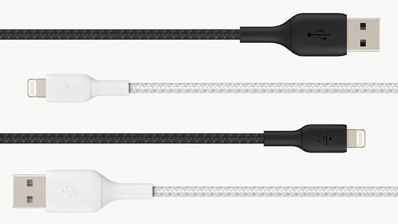 Belkin BoostCharge 6.6ft Braided USB to Lightning Cable (OPEN BOX)