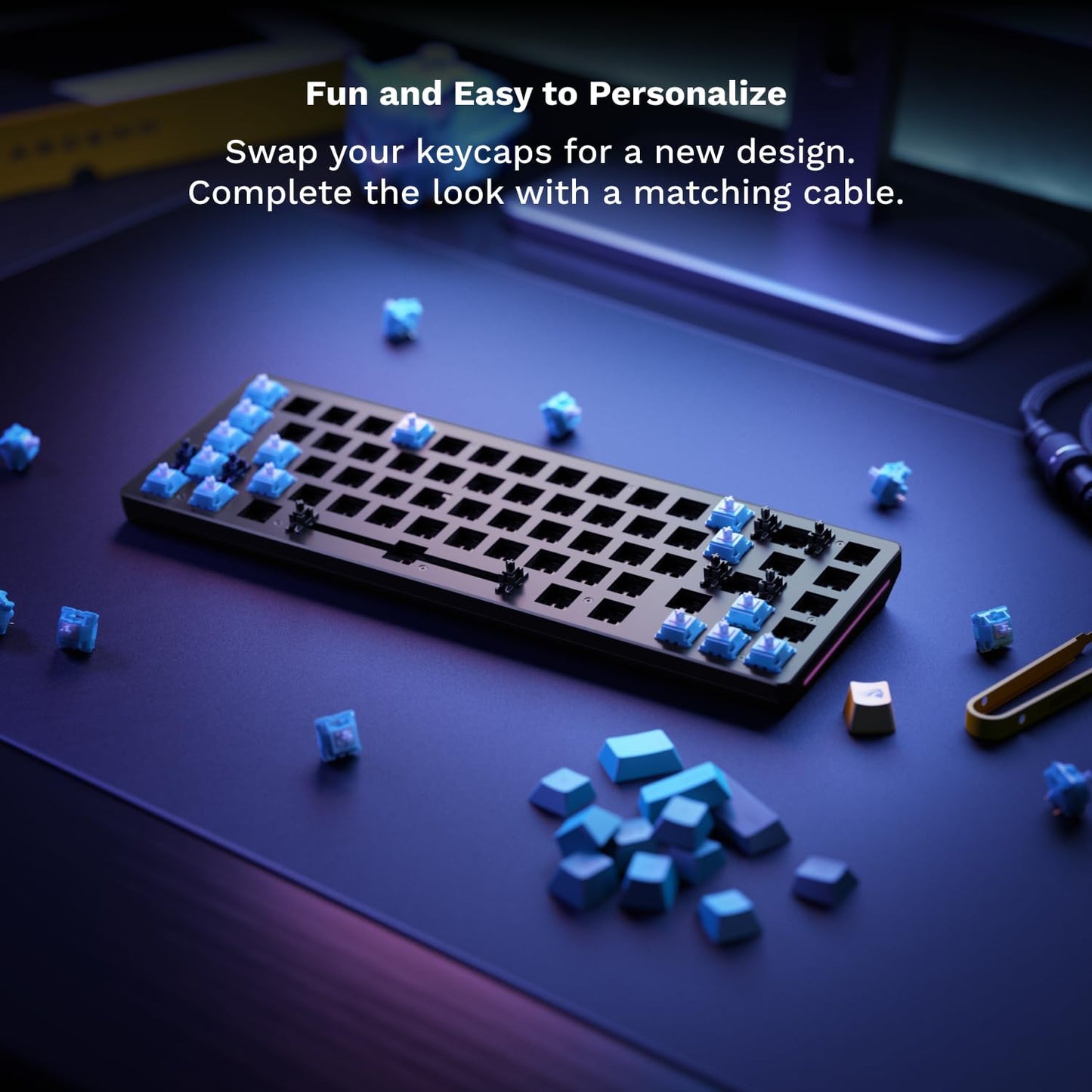 Glorious Gaming GMMK 2 Compact 65% Barebones Black (OPEN BOX)