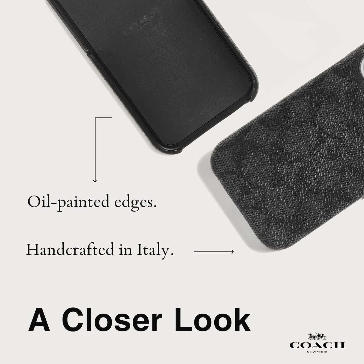 Coach Signature Canvas Slim Wrap Case for Apple iPhone 15Pro