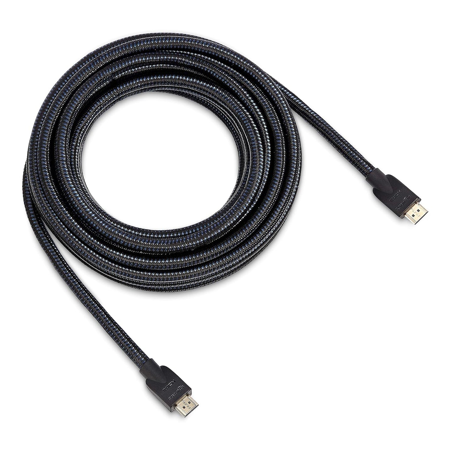 Amazon Basics High Speed 4K Ultra HD HDMI Nylon Braided Cable - 25 Feet (OPEN BOX)
