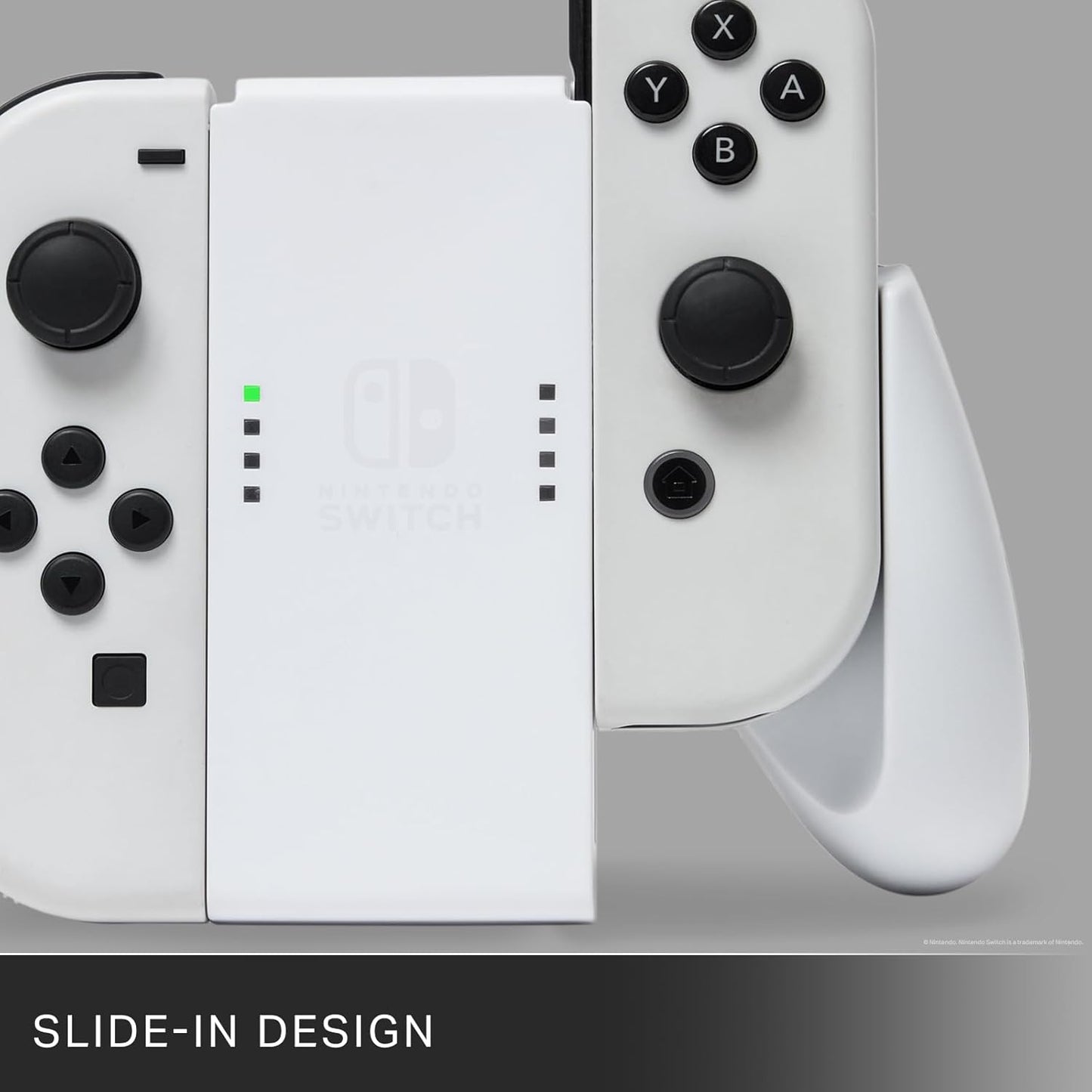 PowerA Joy Con Comfort Grips for Nintendo Switch -White (OPEN BOX)