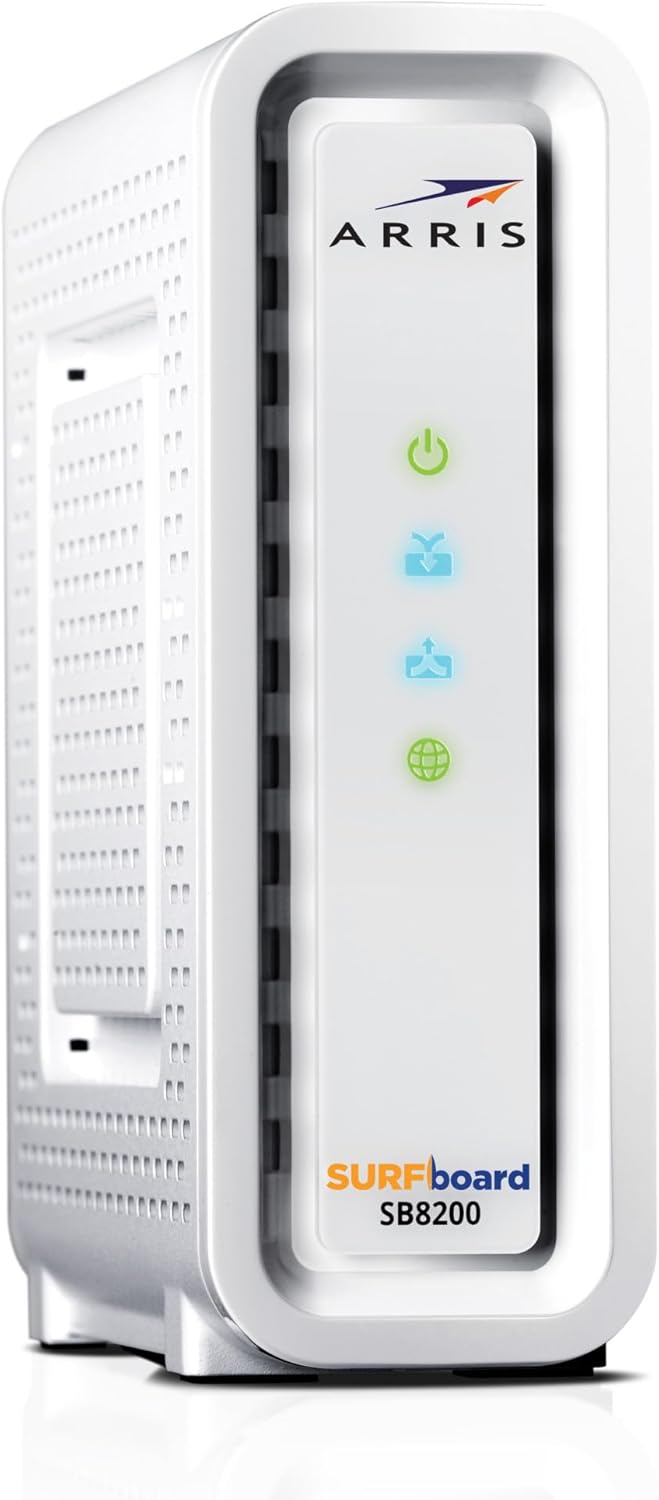ARRIS (SB8200) - Cable Modem - Fast DOCSIS 3.1 , Approved for Comcast Xfinity (OPEN BOX)