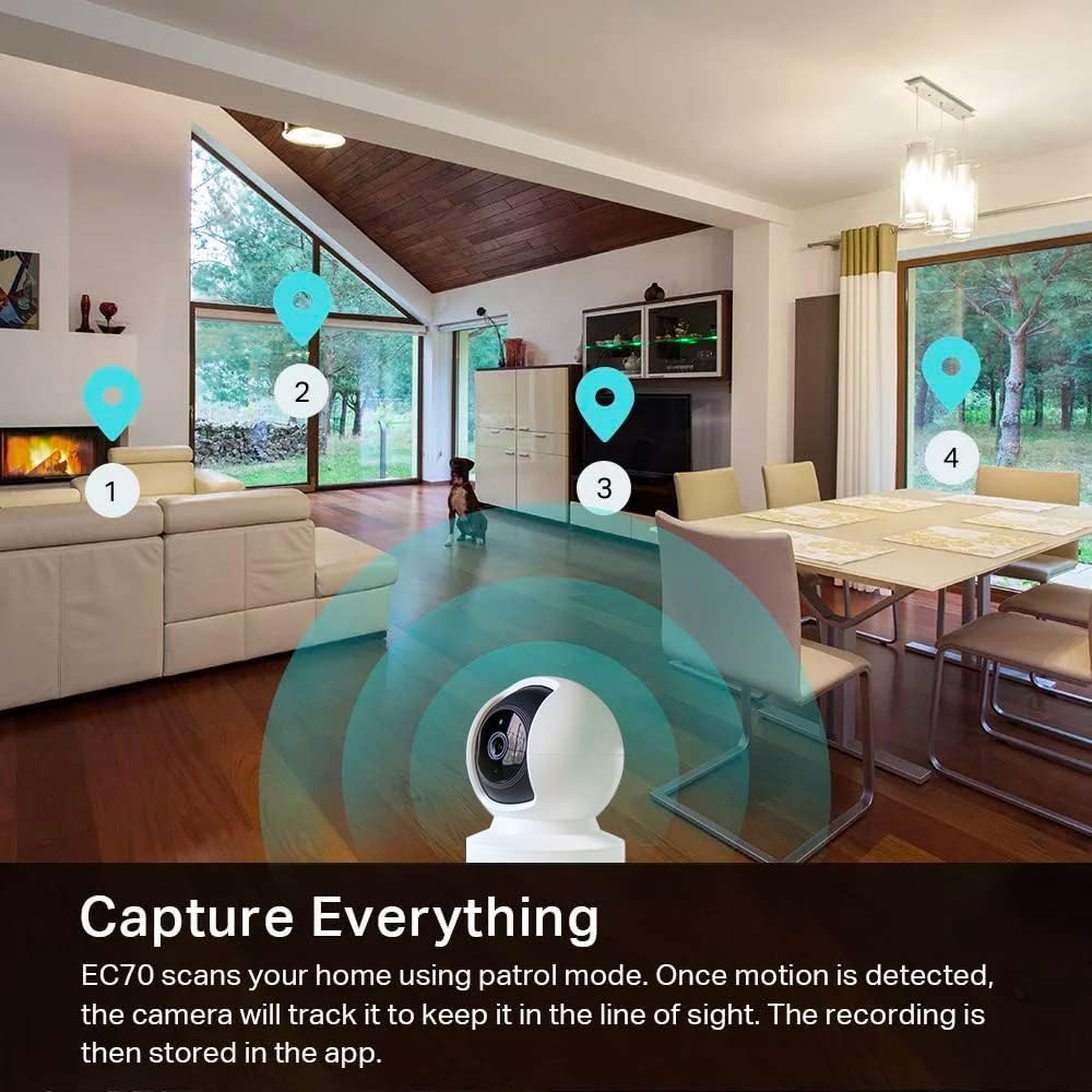 TP-Link Kasa Spot Camera Night Vision 1080p EC70 (Full HD) (OPEN BOX)