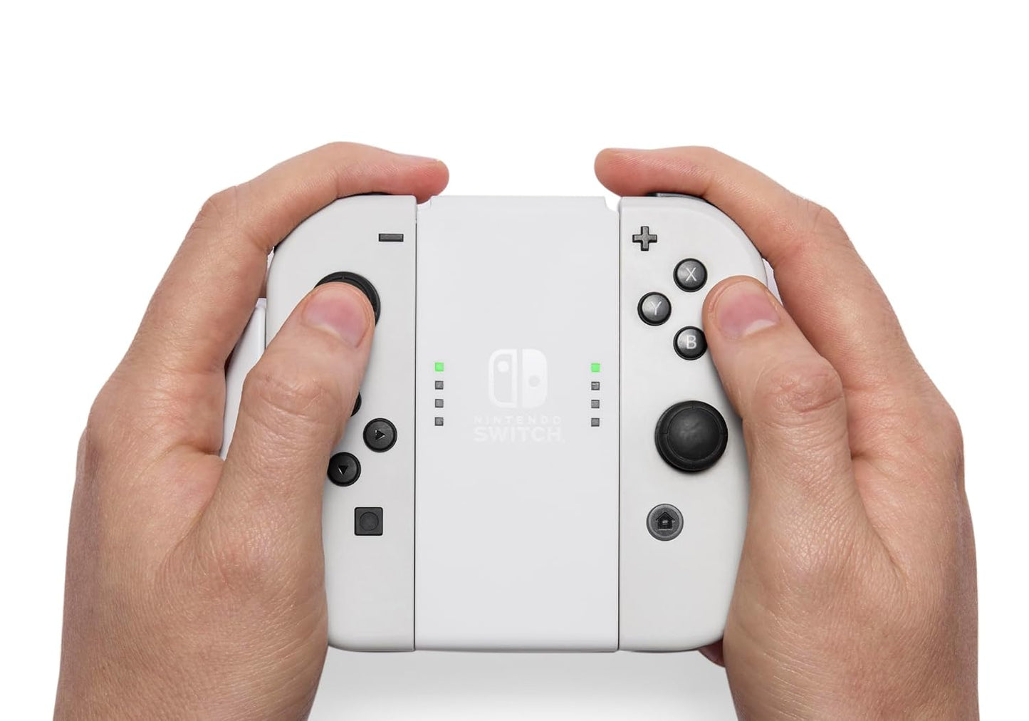 PowerA Joy Con Comfort Grips for Nintendo Switch -White (OPEN BOX)