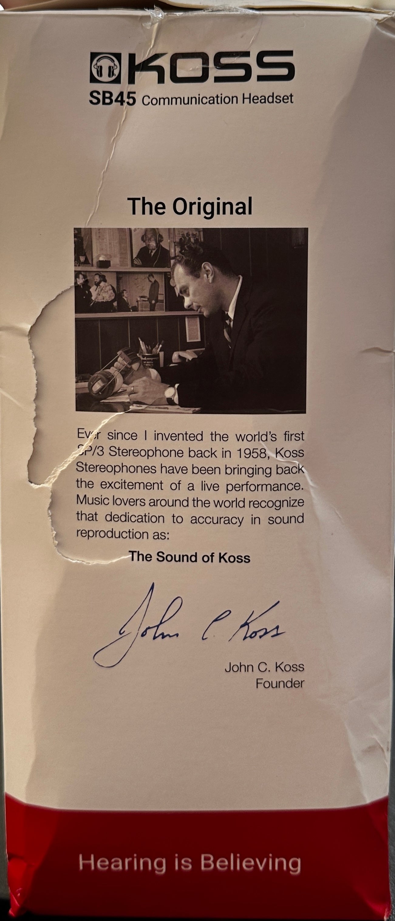 Koss Multimedia Stereo Headphone SB45