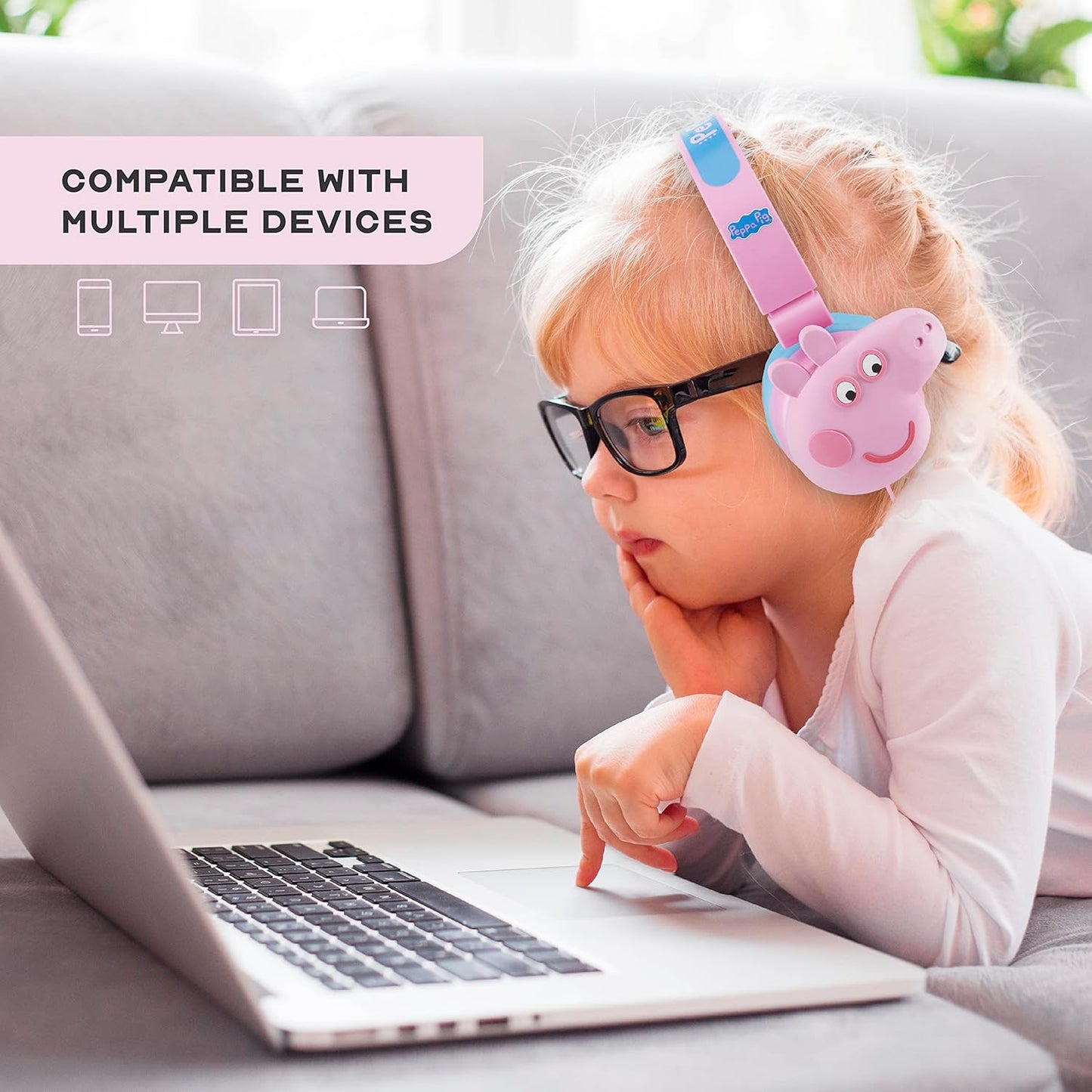 Peppa Pig - Over-Ear Headphones for Kids (NO BOX)
