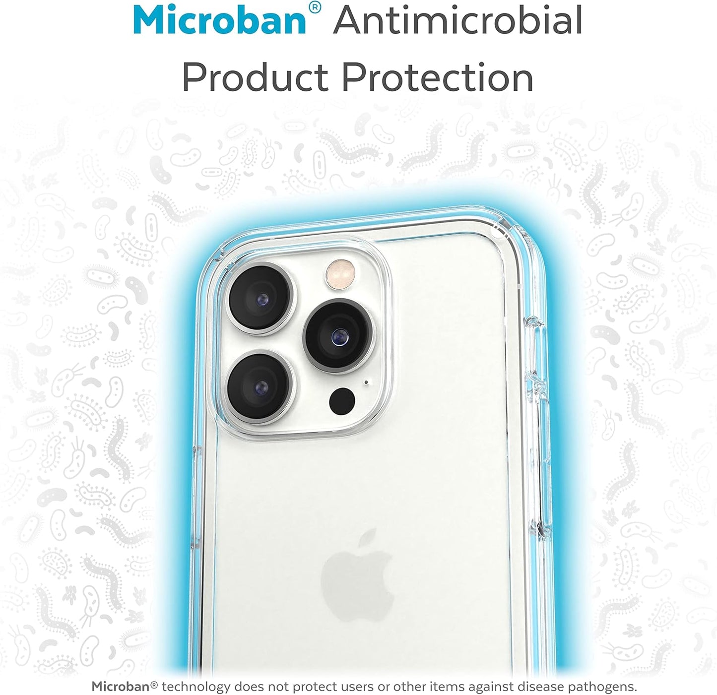Speck Candyshell Pro for iPhone 14 Pro Hard Case Built for MagSafe Clear