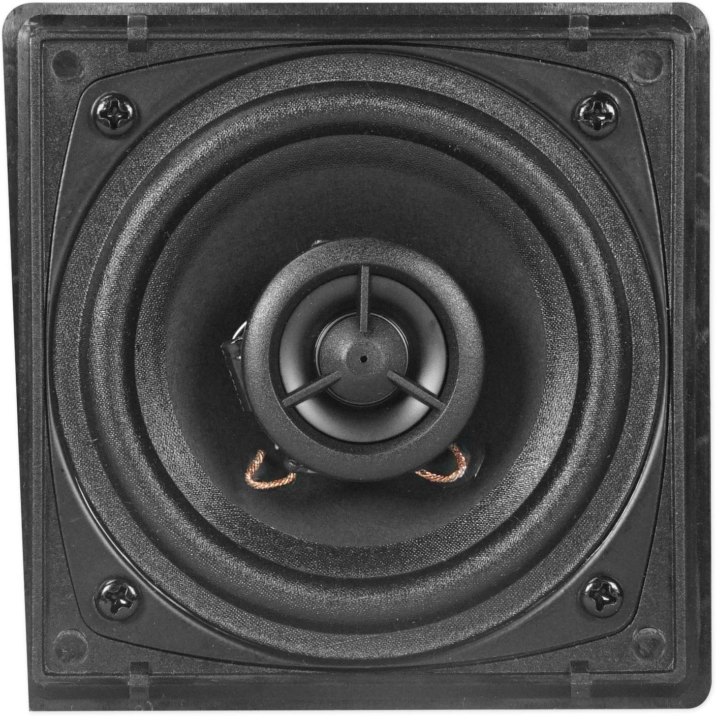 Cube by Rockville Pair of 3.5" Black Home Theater Wall Speakers+Swivel Brackets (OPEN BOX)