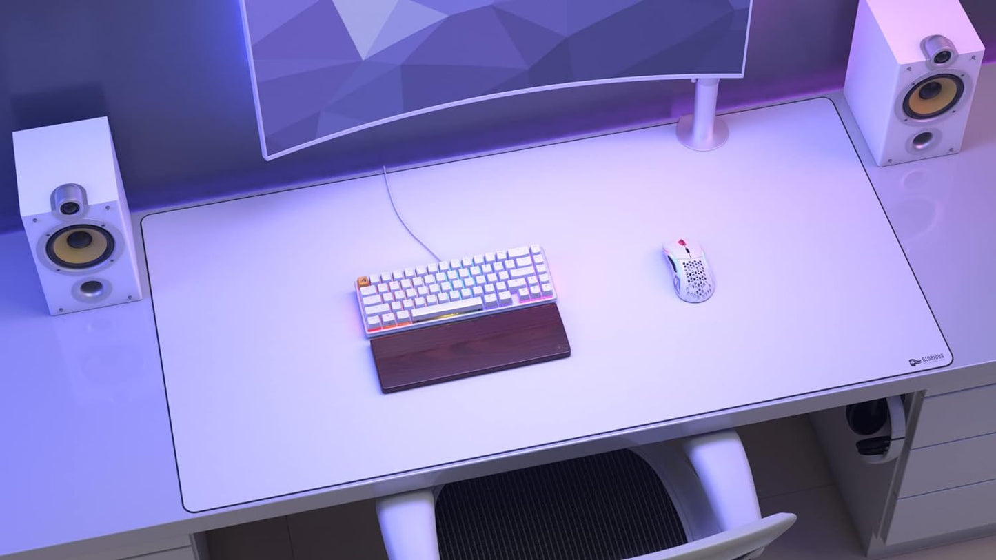 NEW OPEN BOX White Glorious 3XL Extended Gaming Mouse Mat/Pad
