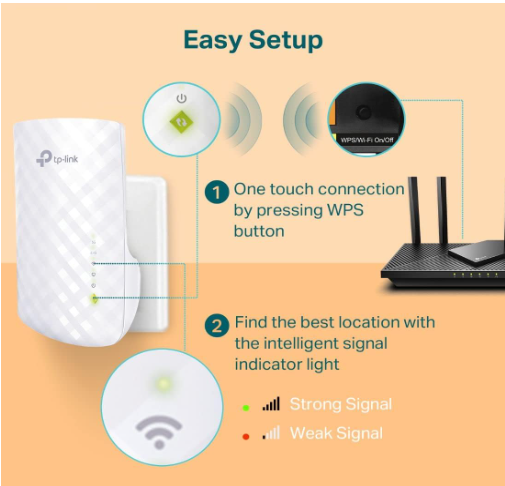 TP-Link AC750 WiFi Extender RE220