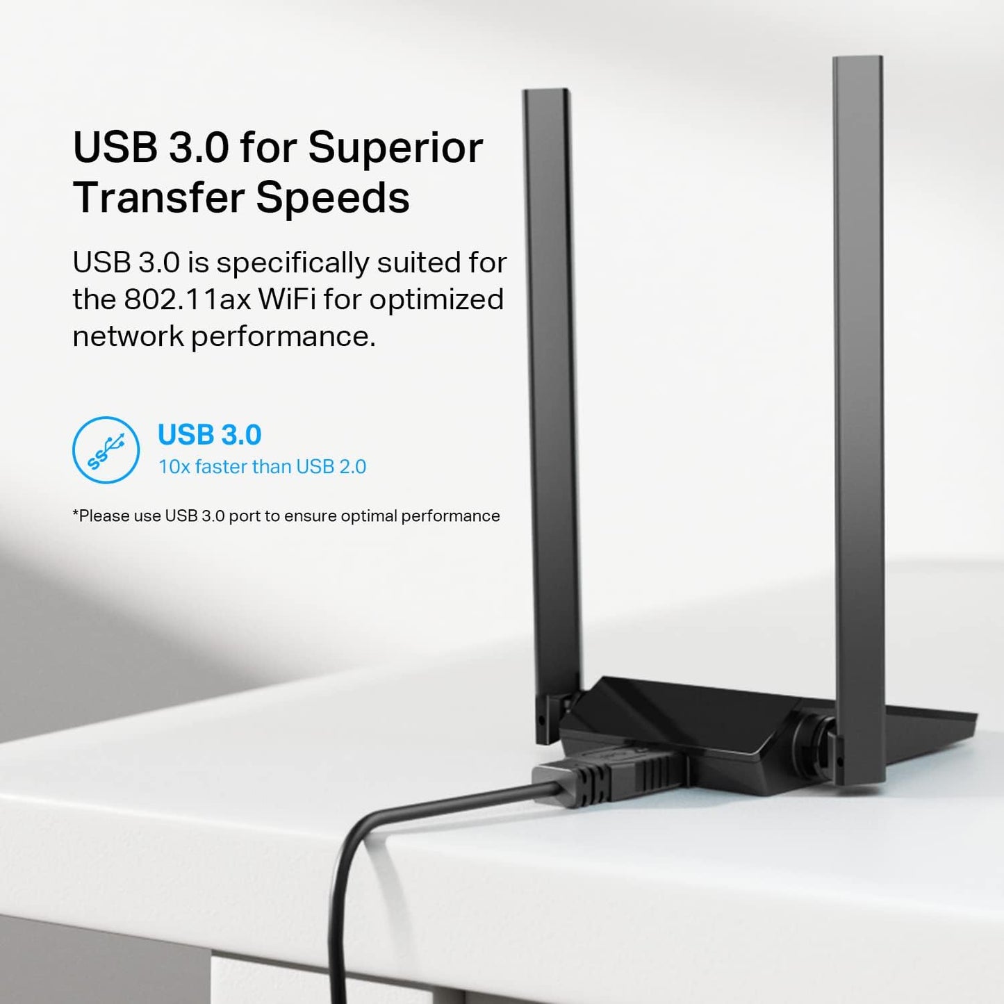 TP-Link AX1800 Archer TX20U Plus WiFi 6 USB Adapter for Desktop PC