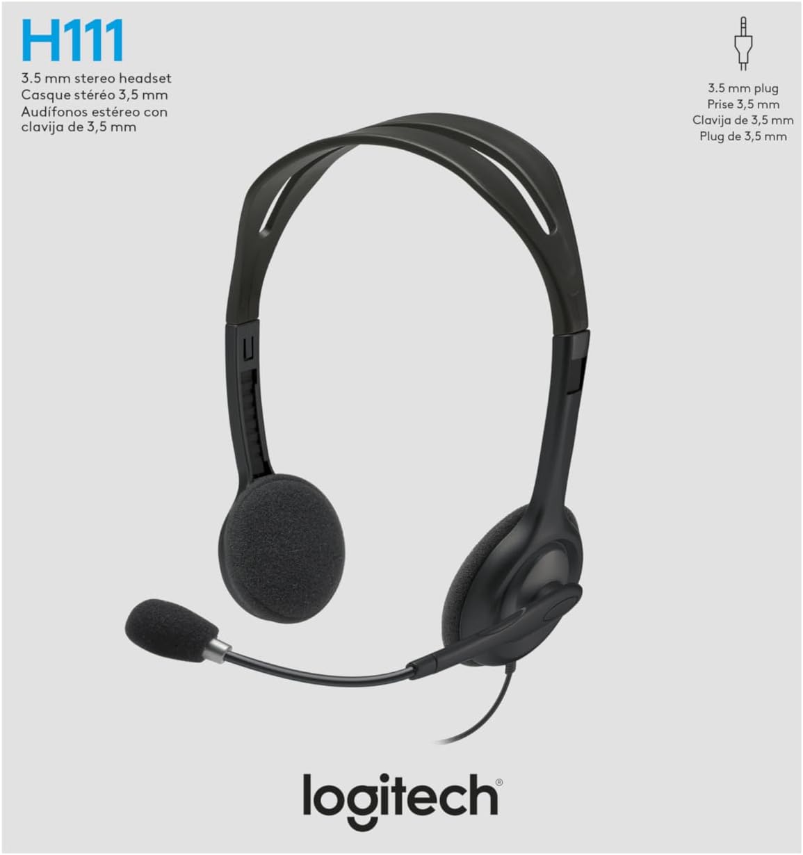 Logitech - Audífonos estéreo H111 (OPEN BOX)